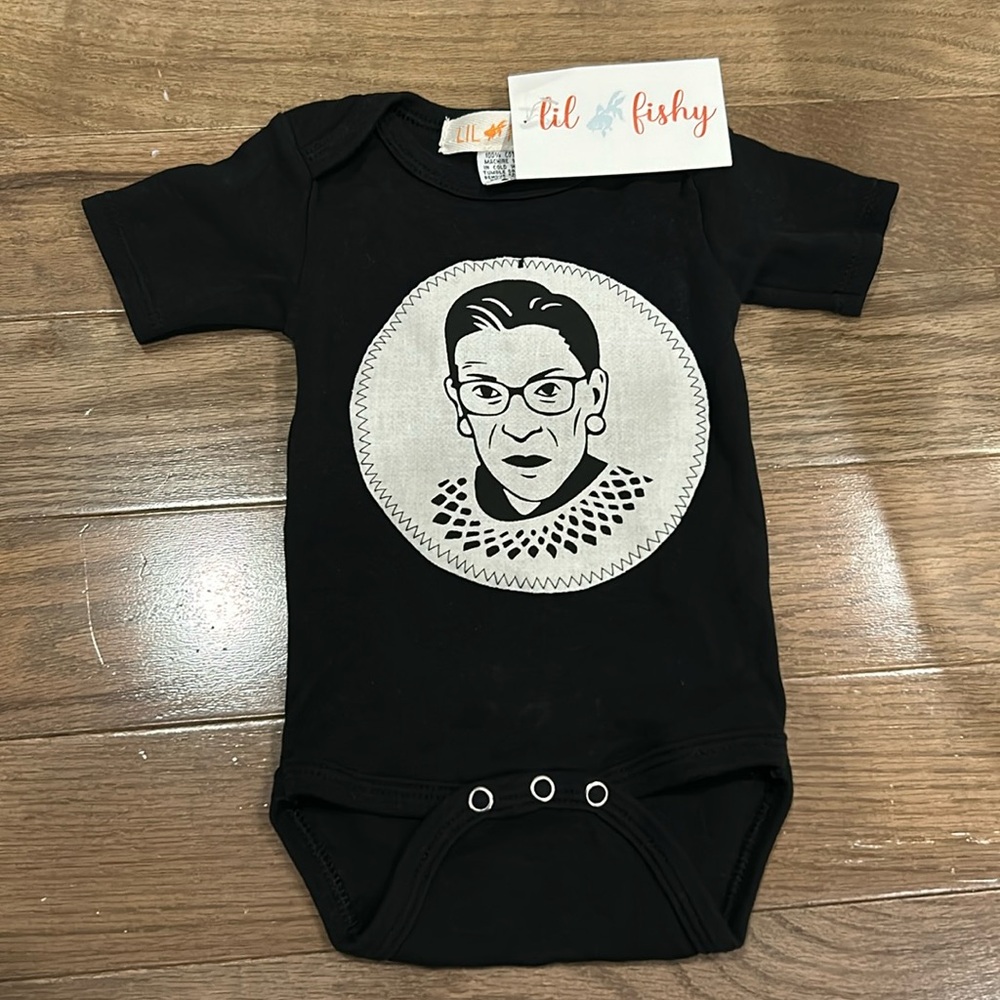 Ruth Bader Ginsberg onesie 6 month size
